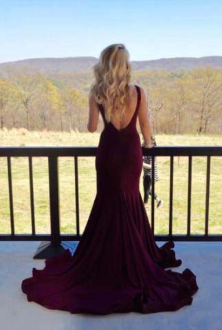 sachin and babi light blue dress Burgundy Long Mermaid Arabian Nights Prom Dress for Women| Alibaba.com