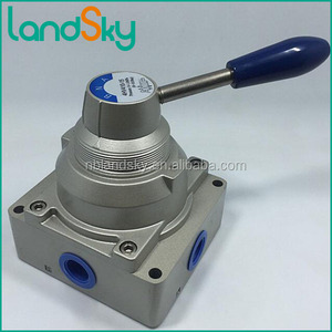 Sofisticada tecnología LandSky <span class=keywords><strong>4HV210</strong></span> 3way válvula de palanca Manual de aire de aleación De Aluminio <span class=keywords><strong>08</strong></span> - Product Image 1