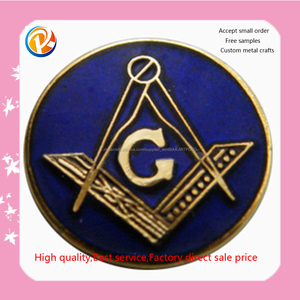 Encargo al por mayor de Artículos masónicos de <span class=keywords><strong>primera</strong></span> calidad badge prendedores - Product Image 2