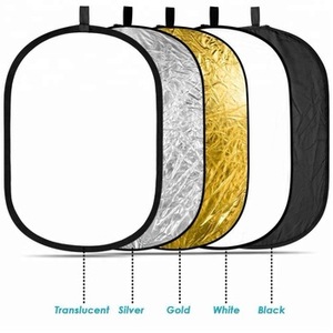 Messa a fuoco 5-in-1 ovale 90x12 cm/36 "x 47" professionale pieghevole Multi-disco riflettore di luce per fotografia foto Studio - Product Image 2