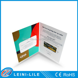 Tùy Chỉnh In Giấy Gấp Thiệp Chúc Mừng Với Mô-đun Âm Thanh Cho Âm Nhạc Và Giọng Nói Tin Nhắn Chơi Quảng Cáo Khuyến Mãi Quà Tặng Thẻ - Product Image 6