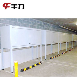 Conteneurs de stockage de vélos modernes Casier à vélos en acier pour l'extérieur Vente directe d'usine pour garage Hôtels Centres commerciaux - Product Image 6