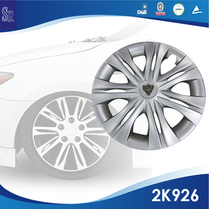 Garniture de roue ABS argentée de 15 pouces Couvre-jante de voiture de secours en plastique - Product Image 2