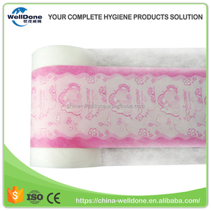 حفاضات ناعمة الملمس من مادة خام بمسام تهوية مغلفة بطبقة pe - Product Image 3
