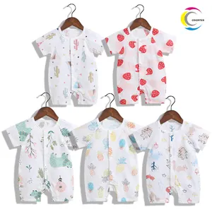 Colortex 100% 纯棉针织系带初生婴儿衣服婴儿连衣婴儿睡裤
