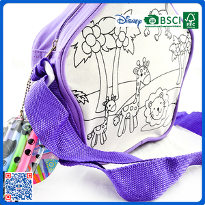 2016 Nuovo stile sveglio DIY colorare con il sacchetto animale logo per i bambini - Product Image 6