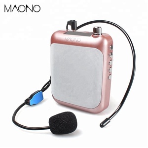 Multipurpose 1500 mAh mini altavoz portátil inalámbrico micrófono amplificador para el profesor - Product Image 2