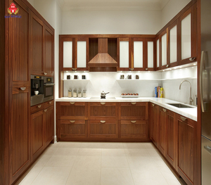 Bomei Manufacturer Modern High Quality <strong>Kitchen</strong> Cabinet Furniture <strong>Cherry</strong> <strong>Wood</strong> <strong>Cupboard</strong> - Product Image 4