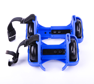 76mm pu luz para cima duas rodas crianças e adultos, fixável, único piscando skate rolo - Product Image 5