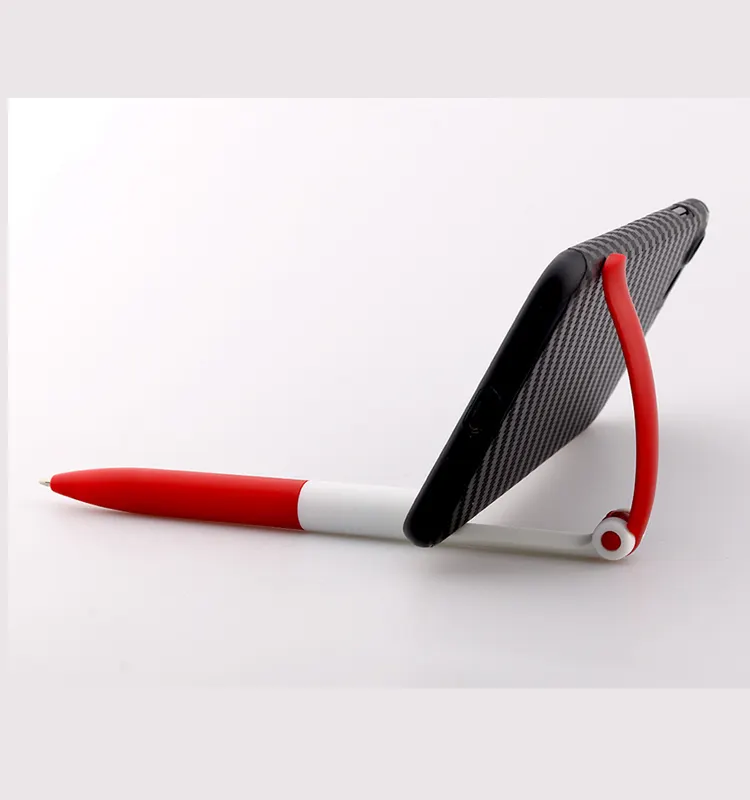 Promotional items china phone stand ball pen with printing logo pen for advertising gifts