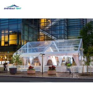 Marco de aluminio carpa al aire libre de <span class=keywords><strong>lujo</strong></span> grande claro tienda techo claro tienda de la boda de la venta caliente - Product Image 2