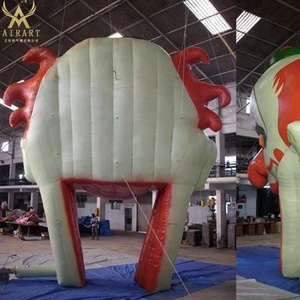 Miedo grande inflable payasos de circo túnel para halloween puerta Decoración - Product Image 2