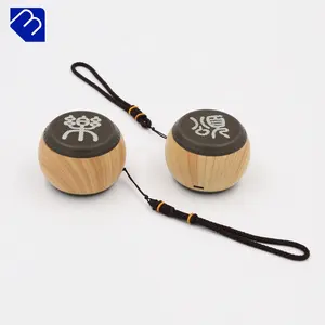 Wholesale Eco Friendly Portable Small Wireless Mini HiFi Wooden Outdoor Bluetooth Speaker