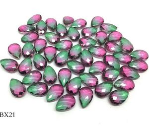 Nouveau produit <span class=keywords><strong>Tourmaline</strong></span> melon d'eau en verre <span class=keywords><strong>multicolore</strong></span> pour bijoux de mode - Product Image 5