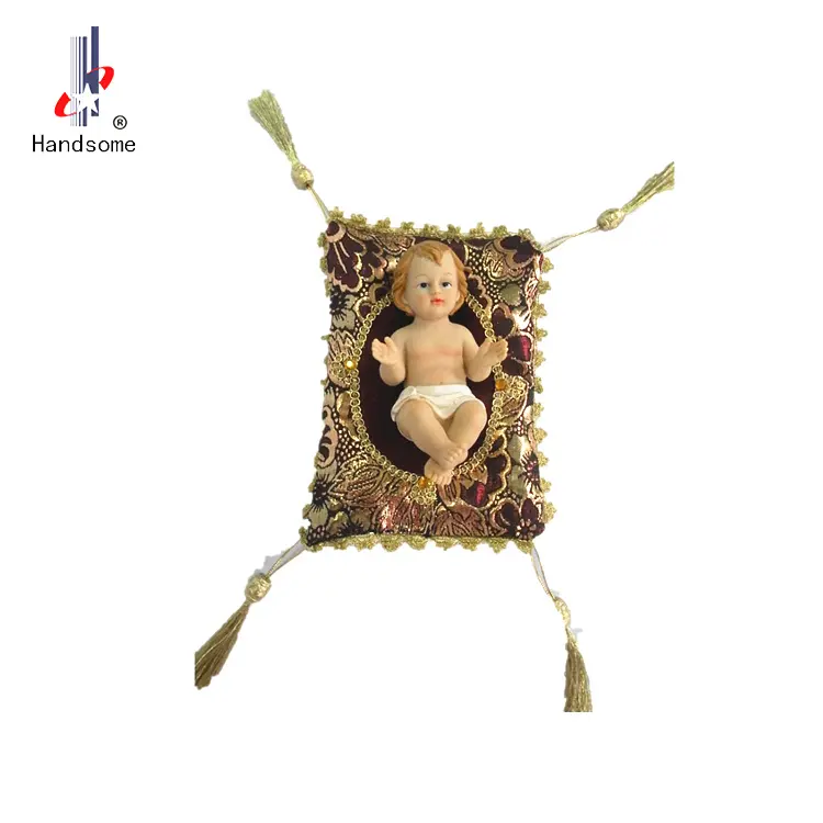 Résine Souvenirs de Baptême Bébé Jésus Figurine