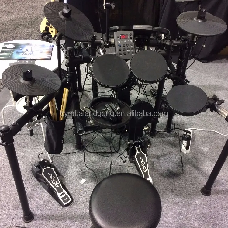 Elektrische Drums Set Met Hoge Kwaliteit Elektronische Drum Cymbals