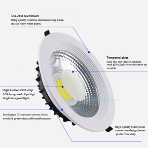 Salle d'exposition Boutique Musée Galerie 5 pouce Encastré Dimmable 15 w COB Led Downlight - Product Image 2