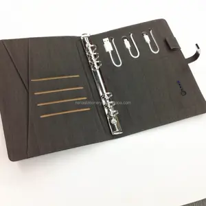 OrgasierとUディスクと電源充電Notebook