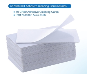557668-001Card Printer <strong>Cleaning</strong> <strong>Kit</strong>, 10pcs CR80 Adhesive <strong>Cleaning</strong> Cards For Datacard