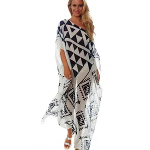 Swimsuit Cover Up Beach Woman Sexy Beachwear Long Maxi Dress