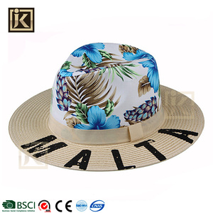 JAKIJAYI mode benutzerdefinierte sommer papier maß breite krempe <span class=keywords><strong>panama</strong></span> <span class=keywords><strong>jack</strong></span> hut - Product Image 3