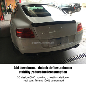 Alerón Trasero de Fibra de Carbono Estilo D para Bentley Continental GT (<span class=keywords><strong>2.</strong></span>ª Generación) Coupé de 2 Puertas 12-14 - Product Image 6