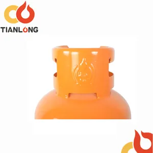 11kg naranja de llenado de GLP cilindro de gas/de la botella de gas exportación a Libia