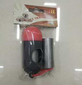 Plástico ecológico pastillas para mascotas perro forma Sling Bolsa PET waste bag dispensador con 1 unid bolsa de caca de perro - Product Image 5