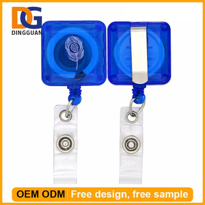 Round retráctil <span class=keywords><strong>ID</strong></span> Correa carrete insignia clip - Product Image 5