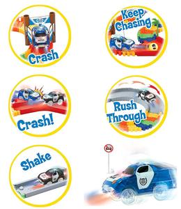 Road Super Snap Speedway Magic Journey Track Set-Piste flexible avec poursuite policière-Cadeau idéal pour les tout-petits, les garçons et les filles - Product Image 5