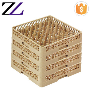 High Quality Stainless Steel Kitchen Equipment Buffet Utensils Ware <strong>Flat</strong> <strong>Cart</strong> Moving Wheels Trolley Handle Glass Rack Dolly - Product Image 2