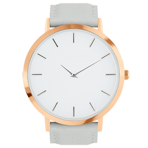 Montre en cuir à Quartz pour hommes, Logo personnalisé, marque minimaliste, <span class=keywords><strong>Promotion</strong></span> - Product Image 2