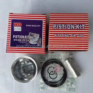 R175N Makineleri dizel motor yedek parçaları için Piston kiti