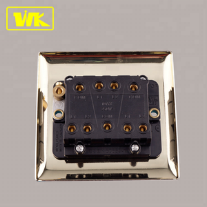 3 כנופיית 2 דרך חשמל אור מתג שקע של פליז - Product Image 3