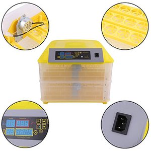 Energi Surya Harga Mesin Penetas Ayam Otomatis Penuh Kapasitas 96 Telur/Baki Telur Puyuh/Otomatis Couveuse