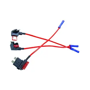 factory supply 12V Add-A-Circuit ACN ATC Fuse Tap Adapter mini blade Fuse Holder with 10A fuse wiring harness