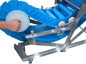 Dây Chuyền Sản Xuất Thực Phẩm Băng Tải Nâng Thẳng Hairise Modular Belt - Product Image 3