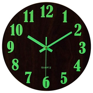 Luce notturna <span class=keywords><strong>da</strong></span> parete in legno <span class=keywords><strong>orologio</strong></span> <span class=keywords><strong>da</strong></span> interni riloj De Pared Vintage <span class=keywords><strong>cucina</strong></span> ufficio casa silenziosa gran numero <span class=keywords><strong>orologio</strong></span> <span class=keywords><strong>da</strong></span> parete in legno - Product Image 5