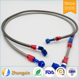 <span class=keywords><strong>Tubo</strong></span> flessibile del <span class=keywords><strong>freno</strong></span> in ptfe anteriore universale per <span class=keywords><strong>moto</strong></span> con olio in ptfe lungo lungo esteso di alta qualità - Product Image 5