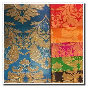 Factory jacquard brocade fabric used tablecloth for sale