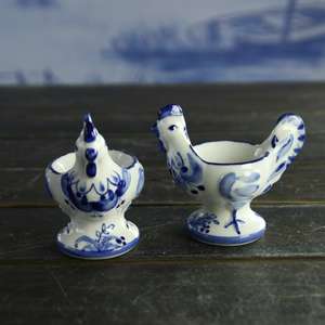 Porte-œuf en céramique de <span class=keywords><strong>Delft</strong></span>, bleu et blanc, en grès - Product Image 3