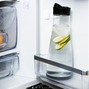 Handblown rõ ràng máy rửa chén an toàn làm mát nước vòi nhiệt bằng chứng thủy tinh nước trà bình - Product Image 2