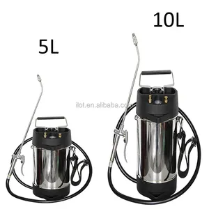 iLOT VITON Seals 5L 10L Pest Control Stainless Steel Hand Operated Auto-Pressure Agriculture Sprayer