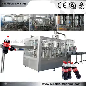 3 en 1 carbonate boissons machine de remplissage/équipement de boisson gazeuse