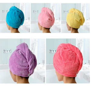 Toallas de salón de <span class=keywords><strong>microfibra</strong></span> para niña y mujer, turbante de secado rápido, personalizado, precio bajo, venta al por mayor - Product Image 2