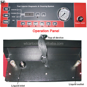 8 cilindros gasolina común carril probador del inyector de combustible y limpio - Product Image 6