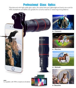 APEXEL Điện Thoại Di Động <span class=keywords><strong>Camera</strong></span> Lens 18X Optical Zoom Telescope Lens cho Điện Thoại Di Động iPhone - Product Image 2
