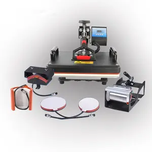 6 in 1 Sublimation Heat Transfer Printing Machine for Mugs or T-shirts