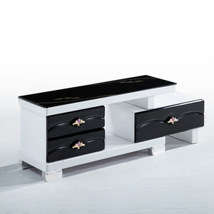 Nuovo Modello Moderno Ed Elegante Stile di Marmo Della Parete Mobile TV Bianco Del Basamento Con Cassetti e Vetrina Living Room Hotel Mobili - Product Image 4
