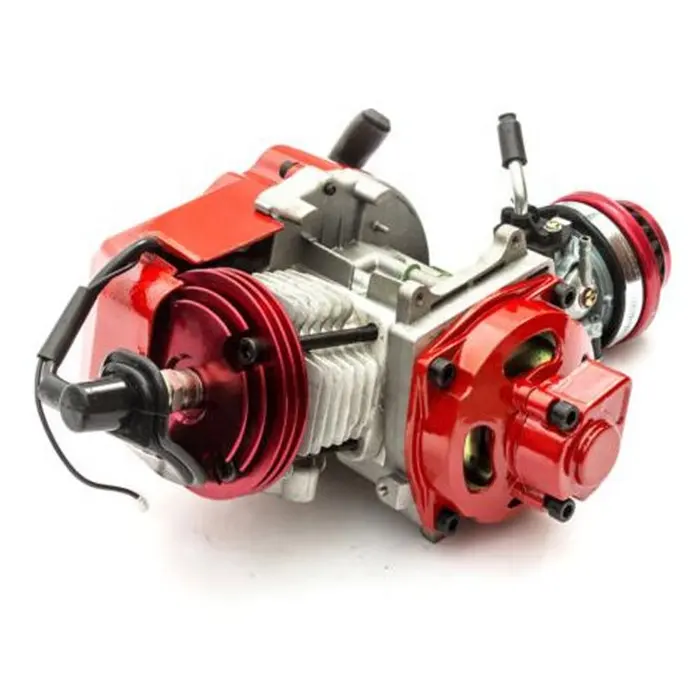 2-hub Minimoto Fahrrad Luftgekühlten 49cc RACING ENGINE Red Quad Dirt Dirtbike